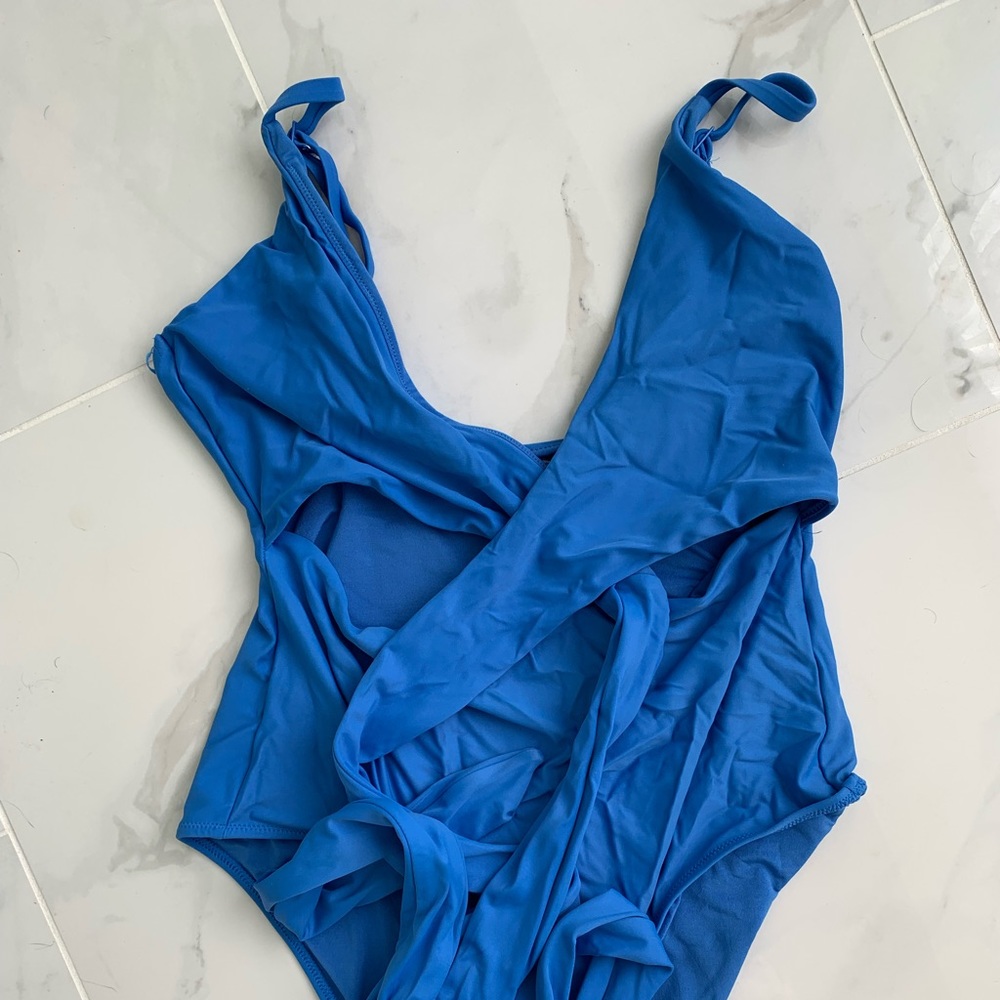 Aerie wrap one piece swimsuit